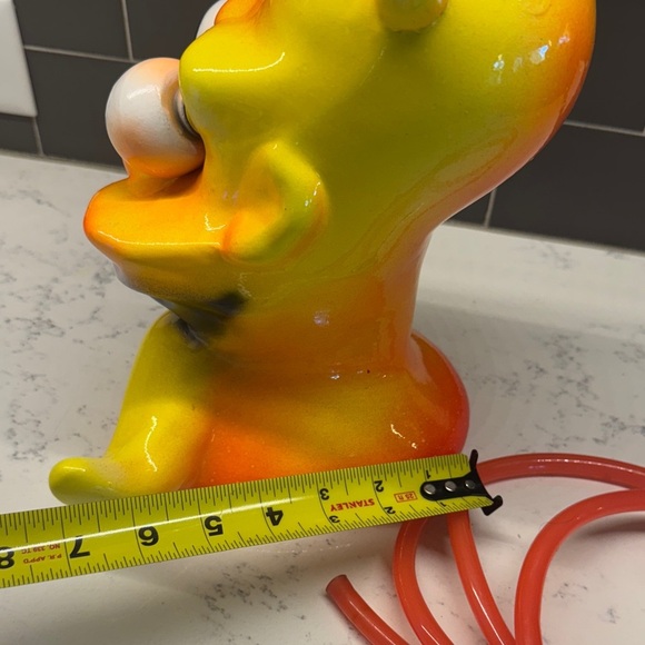 Hoka Vintage Orange and Yellow Devil Head Accent - Picture 7 of 9